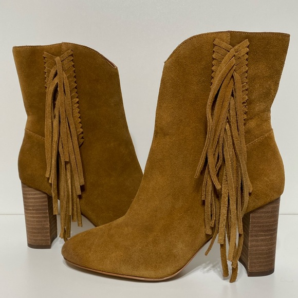 Charles By Charles David Shoes - Charles by Charles David Boulder Suede Leather Fringe Boots